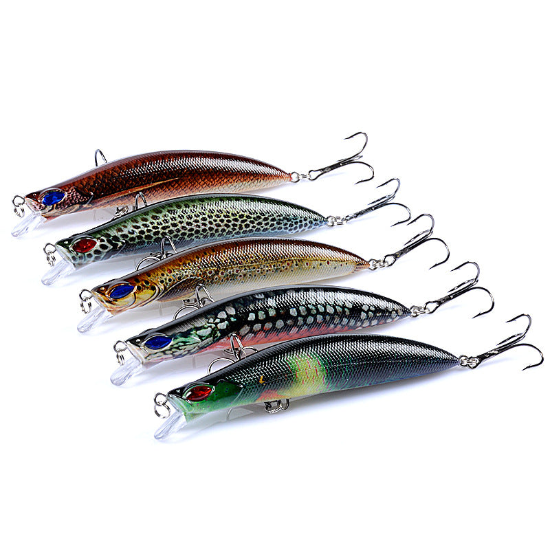5X Popper Poppers 12.3cm Fishing Lure Lures Surface Tackle Fresh Saltwater Tristar Online