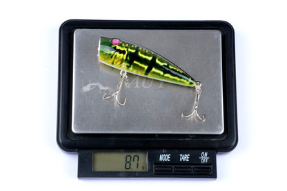 4X 6.8cm Popper Poppers Fishing Lure Lures Surface Tackle Saltwater Tristar Online