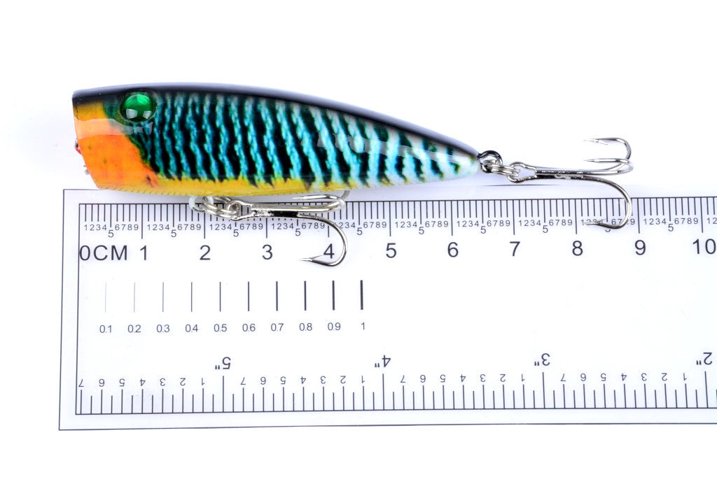 4X 6.8cm Popper Poppers Fishing Lure Lures Surface Tackle Saltwater Tristar Online