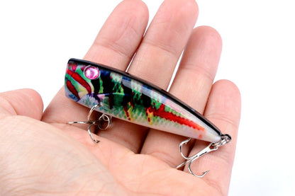 4X 6.8cm Popper Poppers Fishing Lure Lures Surface Tackle Saltwater Tristar Online