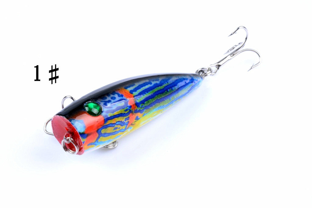 4X 6.8cm Popper Poppers Fishing Lure Lures Surface Tackle Saltwater Tristar Online