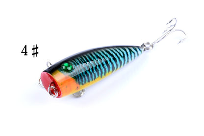 4X 6.8cm Popper Poppers Fishing Lure Lures Surface Tackle Saltwater Tristar Online
