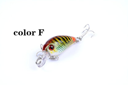 6x 4.5cm Popper Crank Bait Fishing Lure Lures Surface Tackle Saltwater Tristar Online
