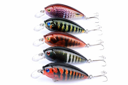 5x 7cm Popper Crank Bait Fishing Lure Lures Surface Tackle Saltwater Tristar Online