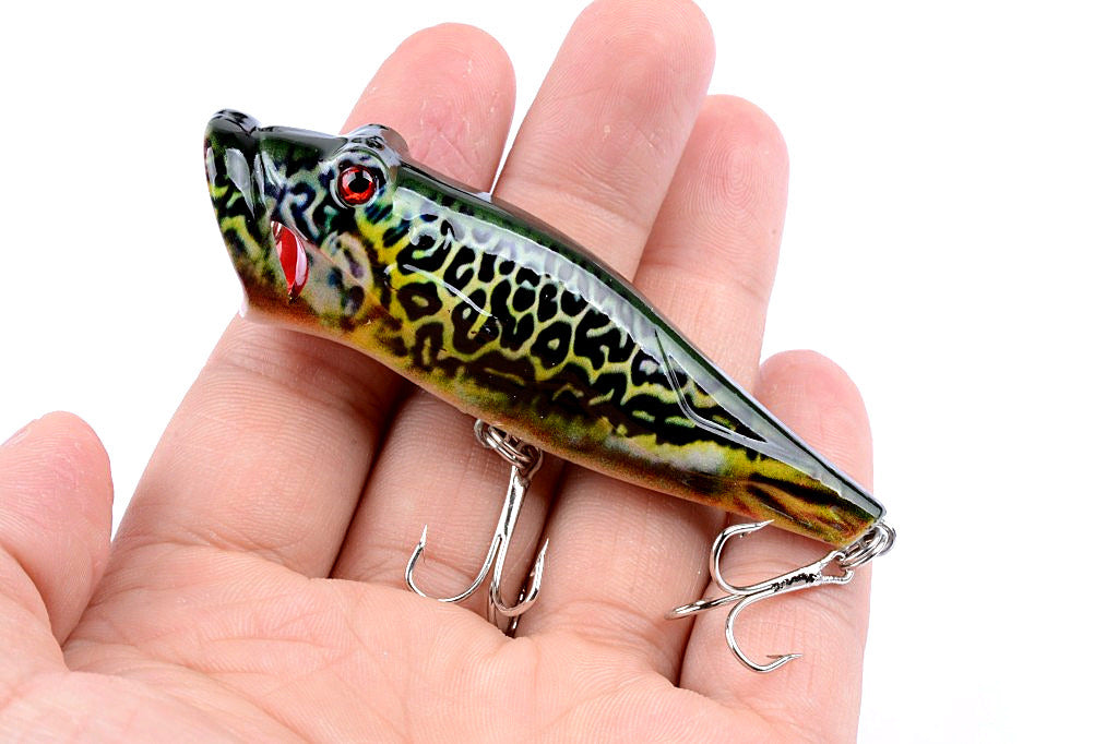 5X 8cm Popper Poppers Fishing Lure Lures Surface Tackle Fresh Saltwater Tristar Online