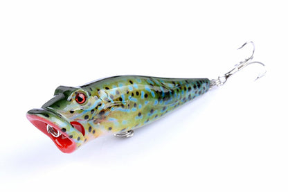5X 8cm Popper Poppers Fishing Lure Lures Surface Tackle Fresh Saltwater Tristar Online