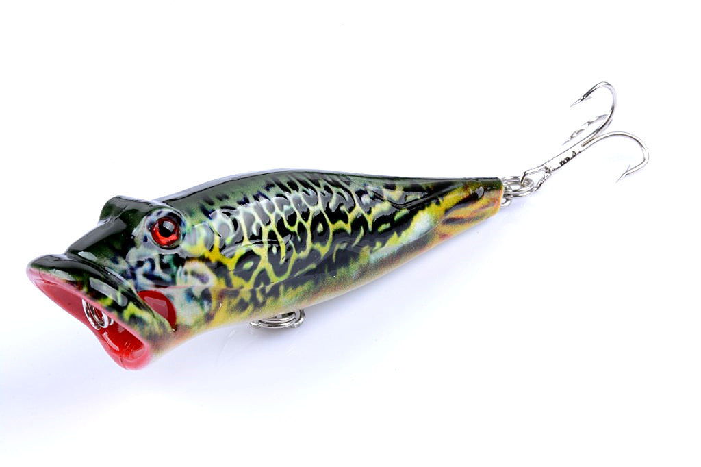 5X 8cm Popper Poppers Fishing Lure Lures Surface Tackle Fresh Saltwater Tristar Online