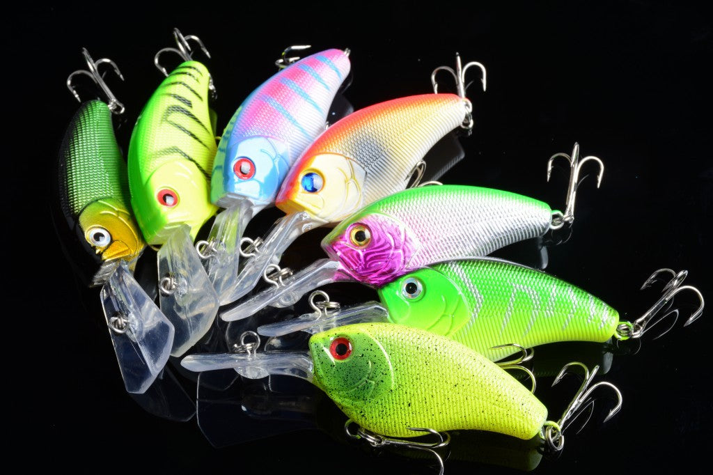 7x 9cm Popper Crank Bait Fishing Lure Lures Surface Tackle Saltwater Tristar Online