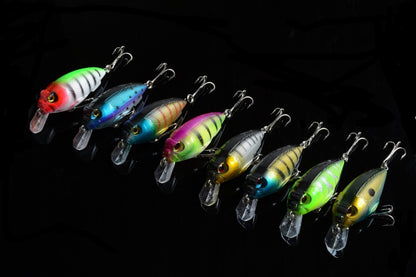 8x 7cm Popper Crank Bait Fishing Lure Lures Surface Tackle Saltwater Tristar Online