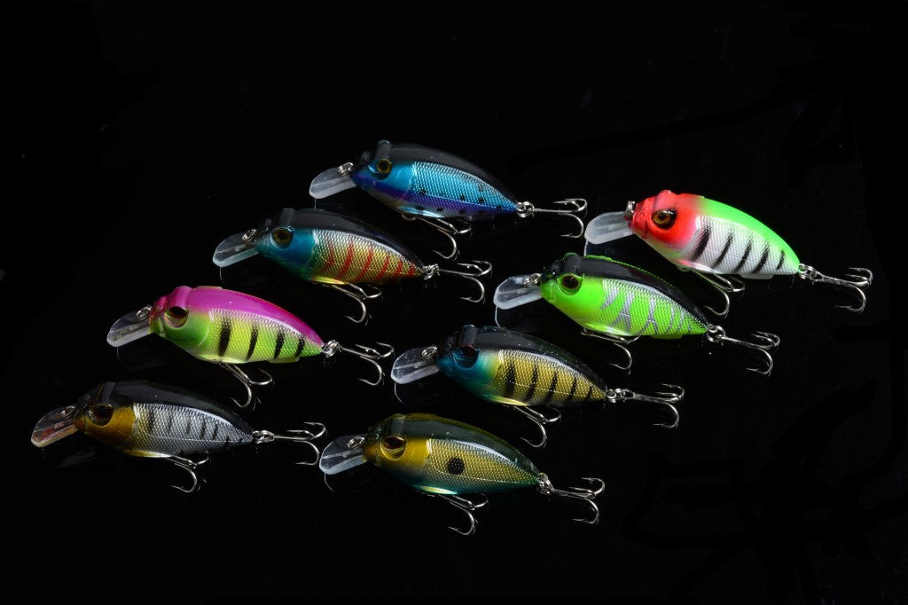 8x 7cm Popper Crank Bait Fishing Lure Lures Surface Tackle Saltwater Tristar Online