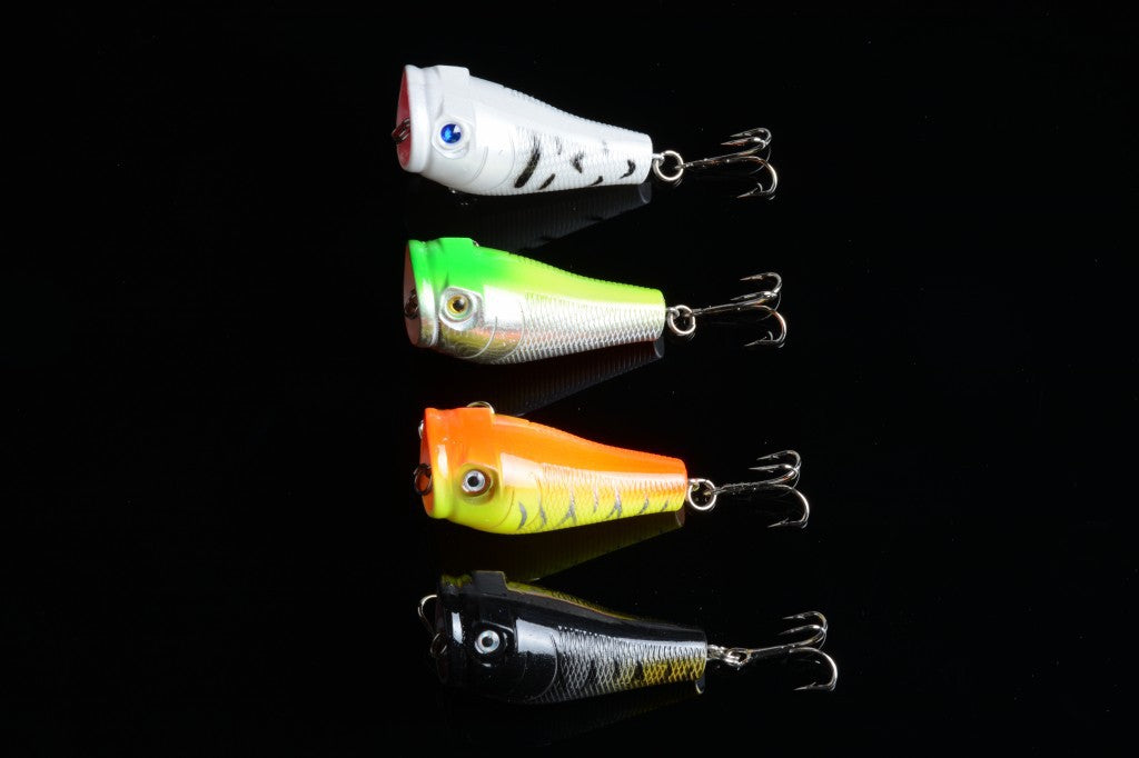 5X 5cm Popper Poppers Fishing Lure Lures Surface Tackle Fresh Saltwater Tristar Online