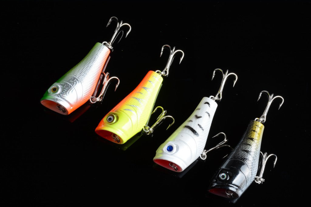 5X 5cm Popper Poppers Fishing Lure Lures Surface Tackle Fresh Saltwater Tristar Online