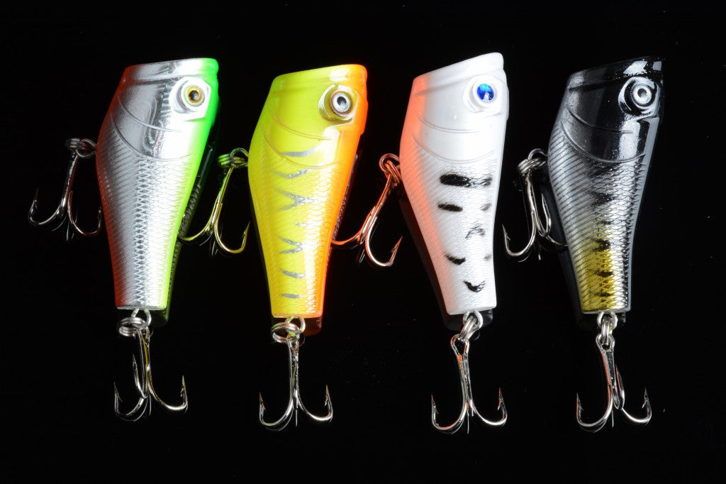 5X 5cm Popper Poppers Fishing Lure Lures Surface Tackle Fresh Saltwater Tristar Online