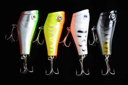 5X 5cm Popper Poppers Fishing Lure Lures Surface Tackle Fresh Saltwater Tristar Online