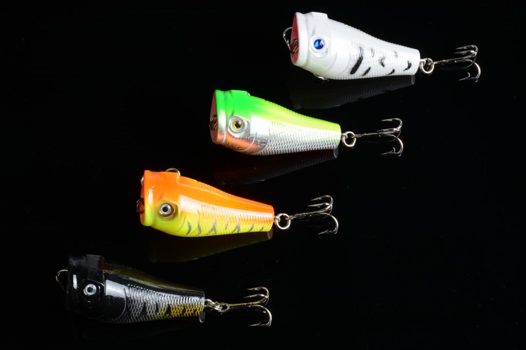 5X 5cm Popper Poppers Fishing Lure Lures Surface Tackle Fresh Saltwater Tristar Online