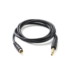 1.5M 6.35mm Single Track Male to RCA Male Audio Cable Tristar Online