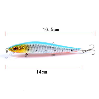 5x Popper Minnow 14cm Fishing Lure Lures Surface Tackle Fresh Saltwater Tristar Online