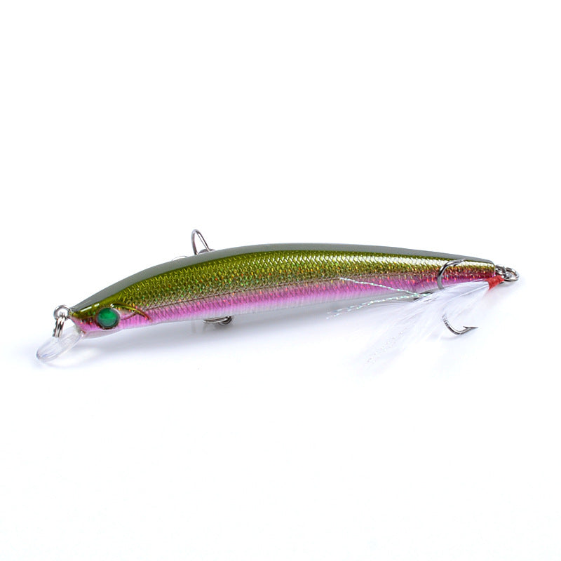 8x Popper Minnow 11.2cm Fishing Lure Lures Surface Tackle Fresh Saltwater Tristar Online