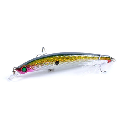 8x Popper Minnow 11.2cm Fishing Lure Lures Surface Tackle Fresh Saltwater Tristar Online
