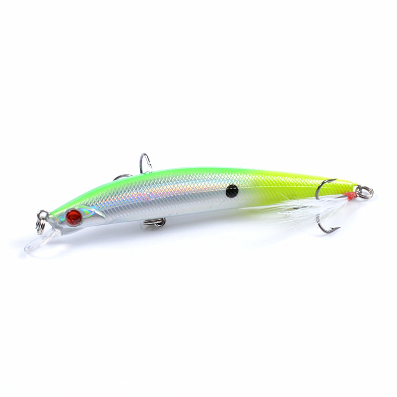 8x Popper Minnow 11.2cm Fishing Lure Lures Surface Tackle Fresh Saltwater Tristar Online