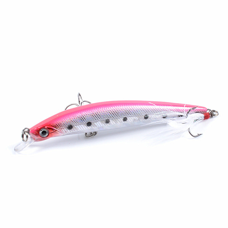8x Popper Minnow 11.2cm Fishing Lure Lures Surface Tackle Fresh Saltwater Tristar Online
