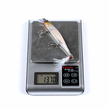 7x Popper Minnow 11cm Fishing Lure Lures Surface Tackle Fresh Saltwater Tristar Online