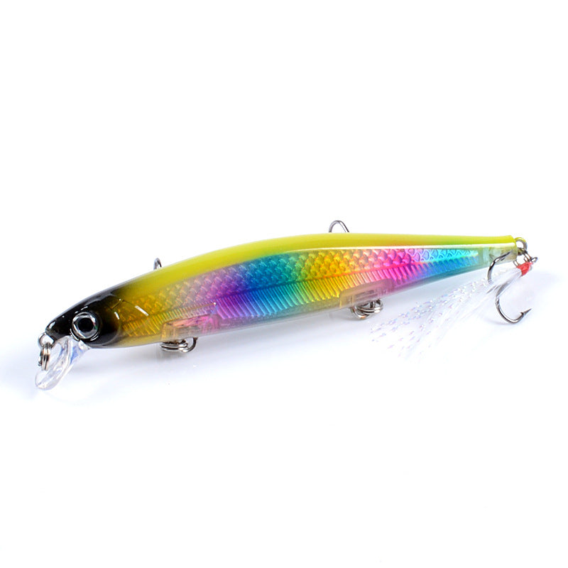 7x Popper Minnow 11cm Fishing Lure Lures Surface Tackle Fresh Saltwater Tristar Online