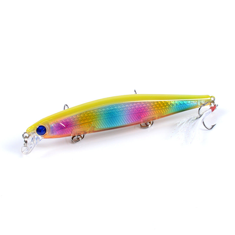7x Popper Minnow 11cm Fishing Lure Lures Surface Tackle Fresh Saltwater Tristar Online