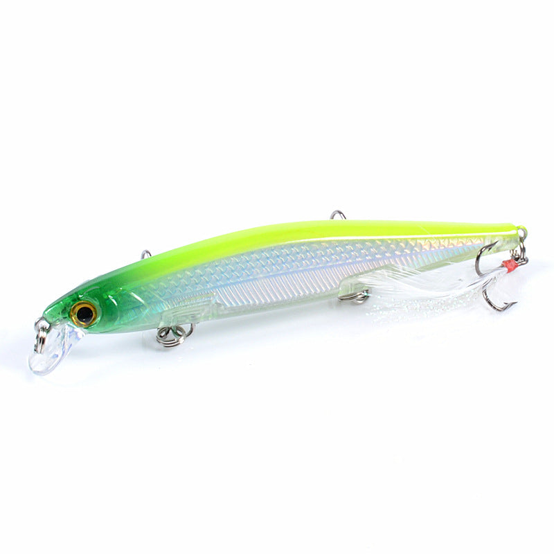 7x Popper Minnow 11cm Fishing Lure Lures Surface Tackle Fresh Saltwater Tristar Online