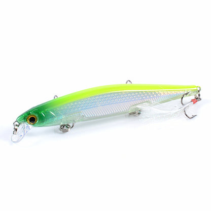 7x Popper Minnow 11cm Fishing Lure Lures Surface Tackle Fresh Saltwater Tristar Online