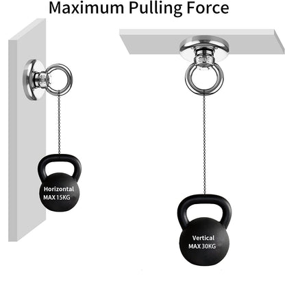 Heavy Duty Magnetic Hooks 30KG Countersunk Hole Eyebolt Kitchen, Office and Garage Tristar Online