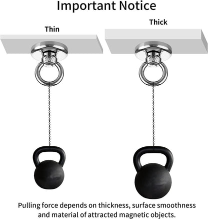 Heavy Duty Magnetic Hooks 30KG Countersunk Hole Eyebolt Kitchen, Office and Garage Tristar Online