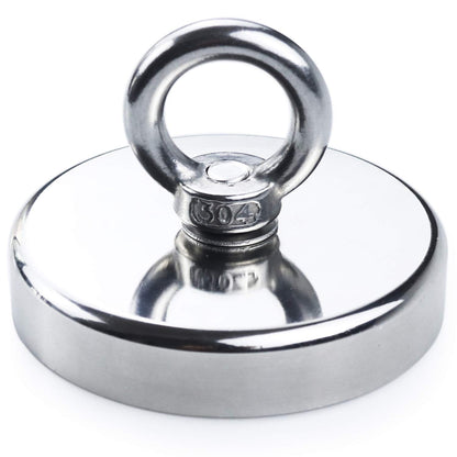 Salvage 340KG Recovery Magnet Hook Countersunk Hole Eyebolt Treasure Hunting Fishing Tristar Online