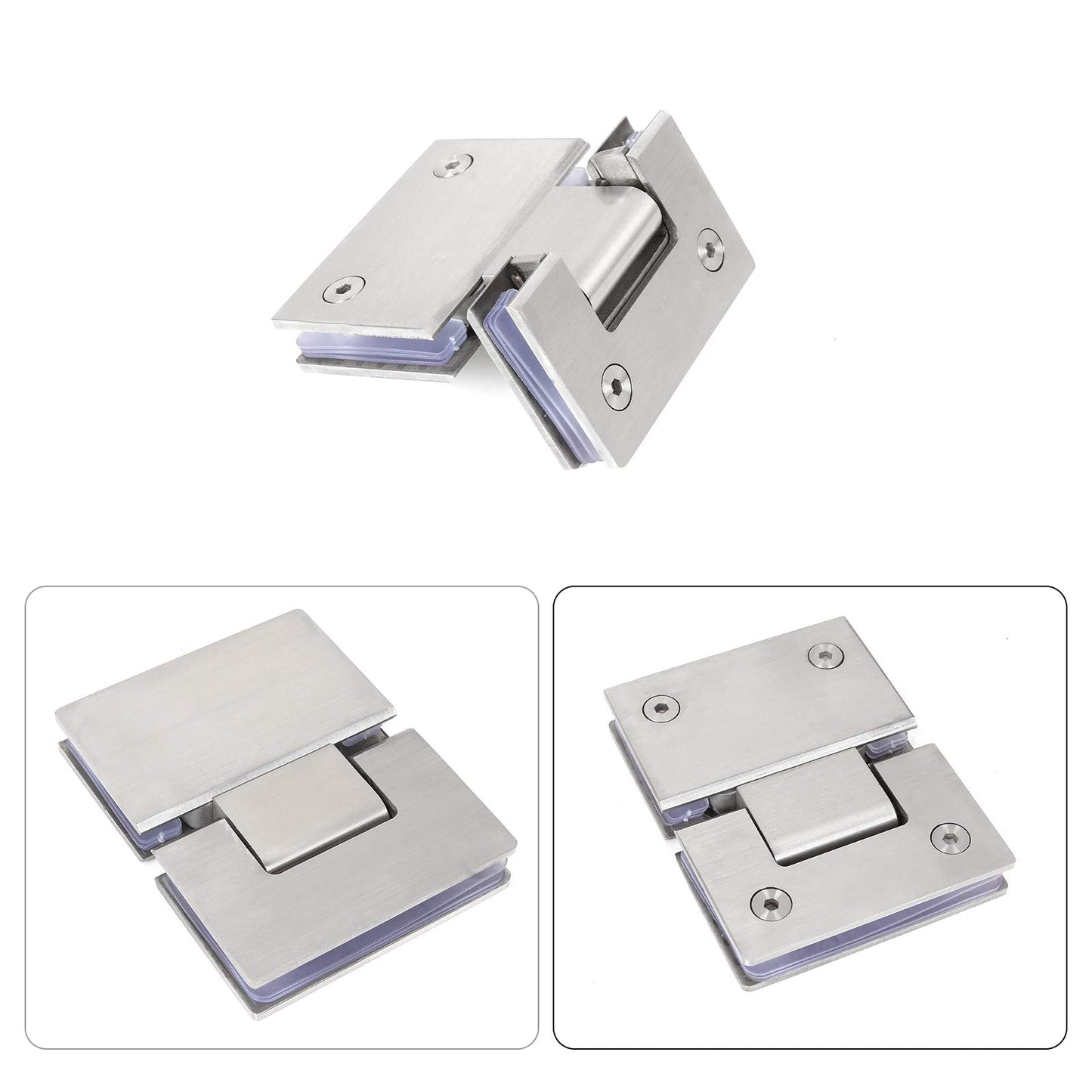 Shower Glass Door Gate Hinge 304 Stainless Steel 180 Degrees Polished Chrome Finish Tristar Online