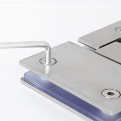 Shower Glass Door Gate Hinge 304 Stainless Steel 180 Degrees Polished Chrome Finish Tristar Online