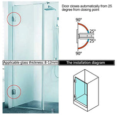 90 Degree Glass Door Cupboard Showcase Cabinet Clamp Glass Shower Doors Hinge 304 Steel Tristar Online