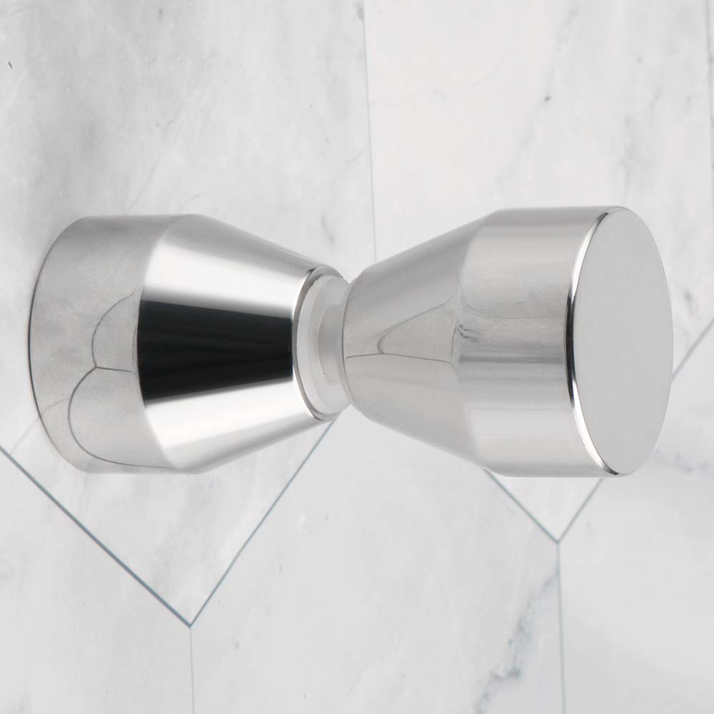 Shower Glass Door Knob Bathroom Round Back-to-Back Handle Pull 304 Brushed Nickel Tristar Online