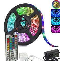 5050 RGB LED Strip Lights Waterproof SMD 300 IP65 5m 12V 44key IR Controller Tristar Online