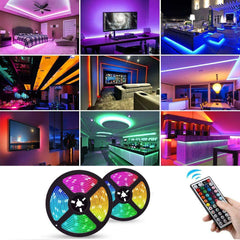 5050 RGB LED Strip Lights Waterproof SMD 300 IP65 5m 12V 44key IR Controller Tristar Online