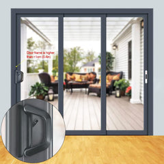 Sliding Patio Door Handle Set Mortise Lock Suitable for Sliding Glass Patio Door Black Tristar Online