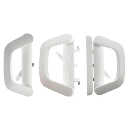 Sliding Patio Door Handle Set Mortise Lock Suitable for Sliding Glass Patio Door Keyed White Tristar Online