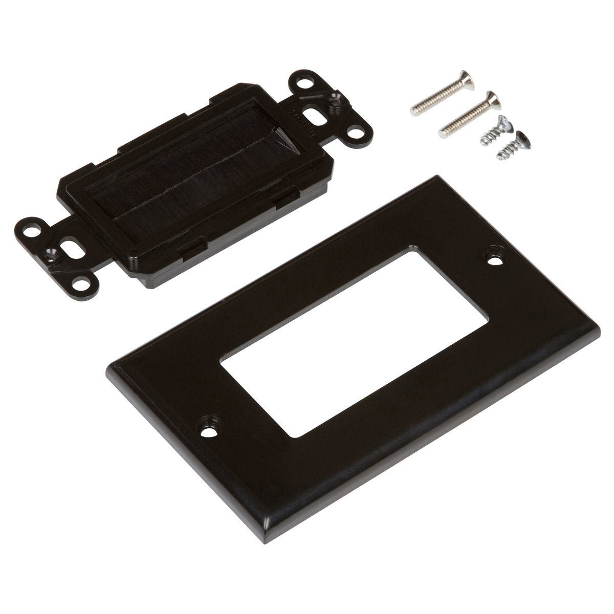 Brush Wall Plate Wires Cable Access Strap Management Socket Mount Port HDMI Tristar Online