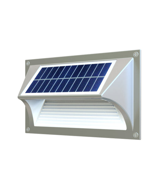 Solar Step Light – Warm White with Silver Case Tristar Online