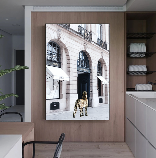 Interior Ave - Catwalk - 90cm x 60cm White Framed Artwork Tristar Online