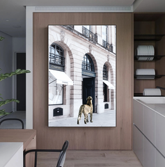 Interior Ave - Catwalk - 90cm x 60cm White Framed Artwork Tristar Online