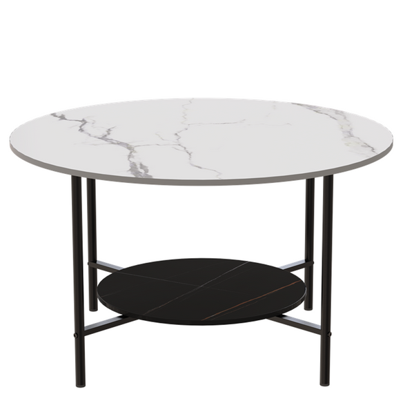 Interior Ave - Duke Round Two Tier Stone Coffee Table Tristar Online