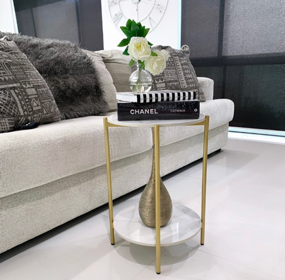 Interior Ave - Alba Gold Side Table Tristar Online