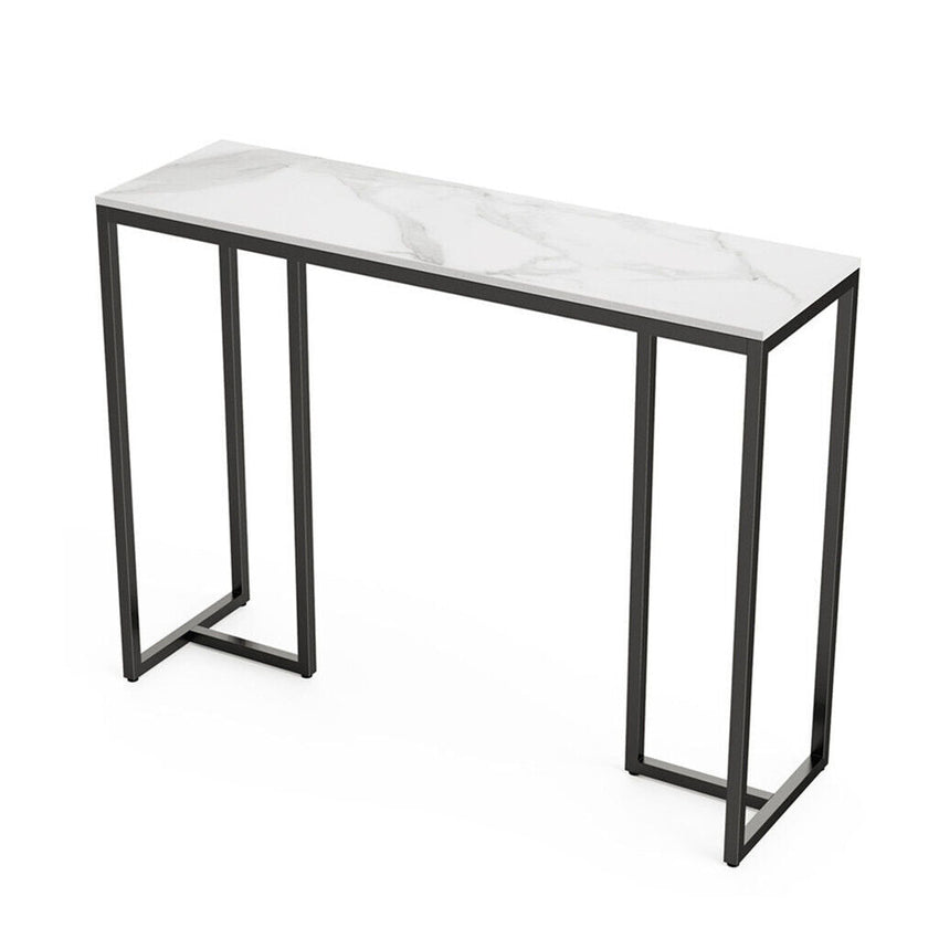 Interior Ave - Stone Marble Console - Marble & Black Tristar Online