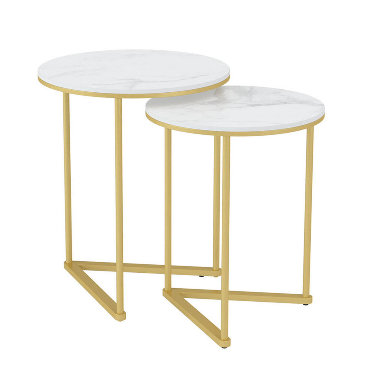 Interior Ave - Nala Gold Nested Side Table Set Tristar Online