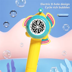 Bubblerainbow Full-Automatic Submarine Windmill Bubble Machine Children's Hand-Held Toy Tristar Online